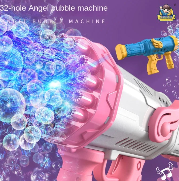 TwinkleBlast LED Bubble Gun