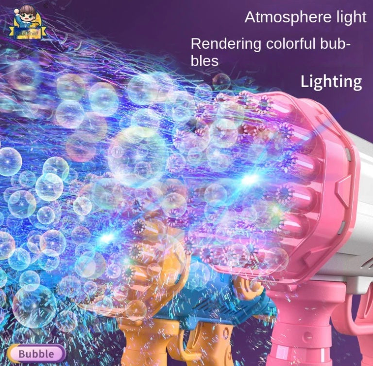 TwinkleBlast LED Bubble Gun