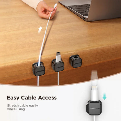 Magnetic Cable Clips Cable Smooth Adjustable Cord Holder